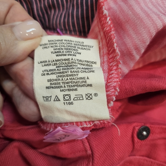 GAP Bright Pink Jeans Size 26 – Cotton Stretch Denim - Picture 5 of 8